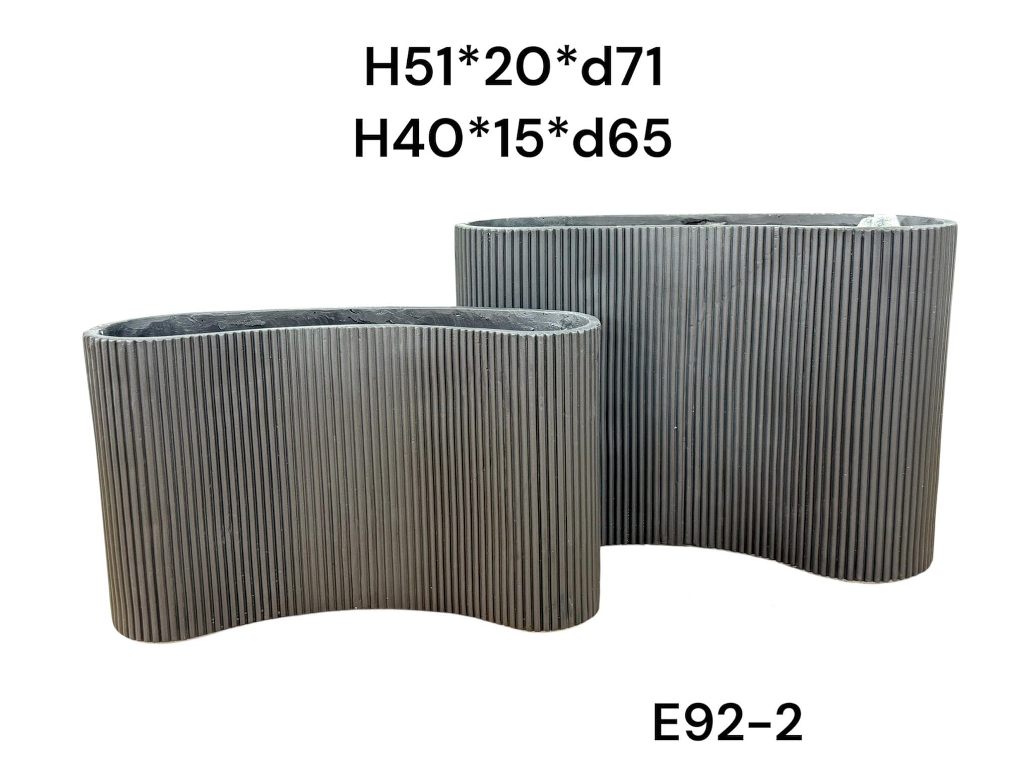 סט אדניות דקורטיביות – 2 יחידות